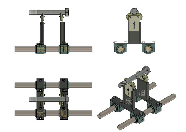 螺栓探傷機(jī)專(zhuān)用托架